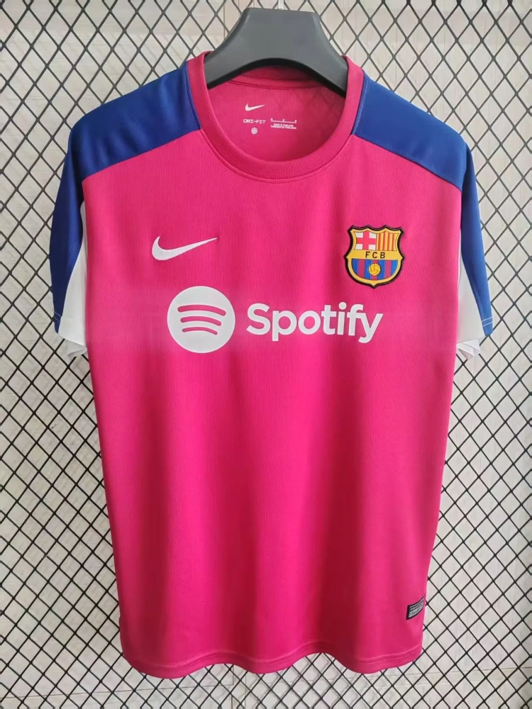 2025-2026 Barcelona Training Shirts Pink S-4XL