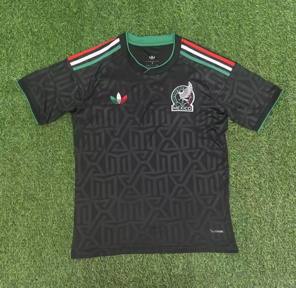 25-26 Mexico Away Jersey | thai version | black | short-sleeved | 416