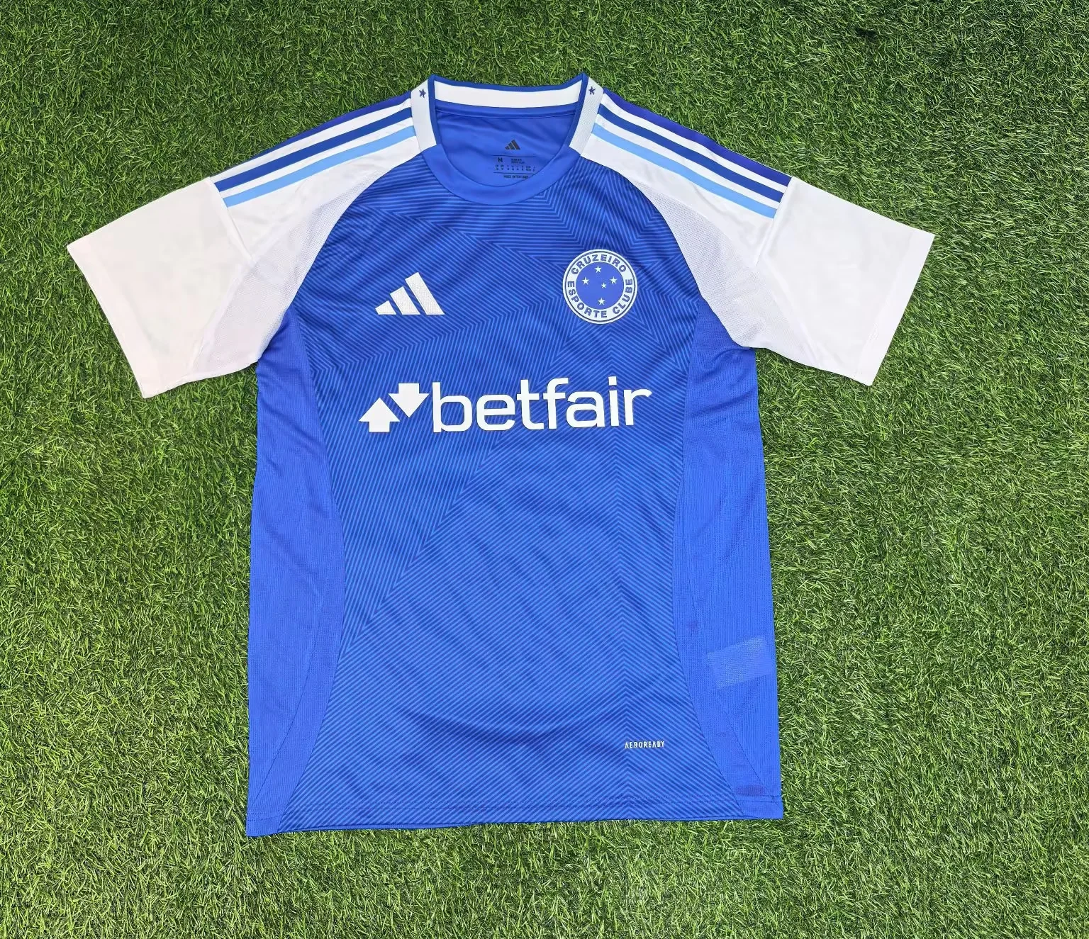 25-26 Cruzeiro Home Jersey | thai version | blue-white | short-sleeved | 416