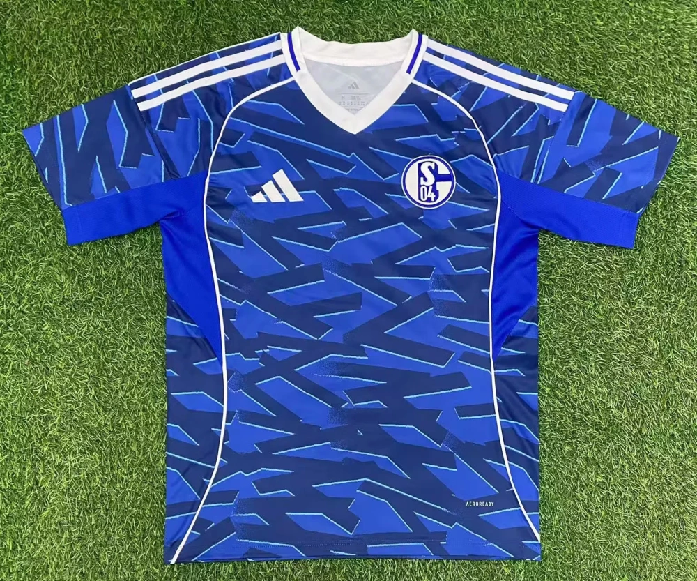 25-26 FC Schalke 04 Home Jersey | thai version | blue | short-sleeved | 416