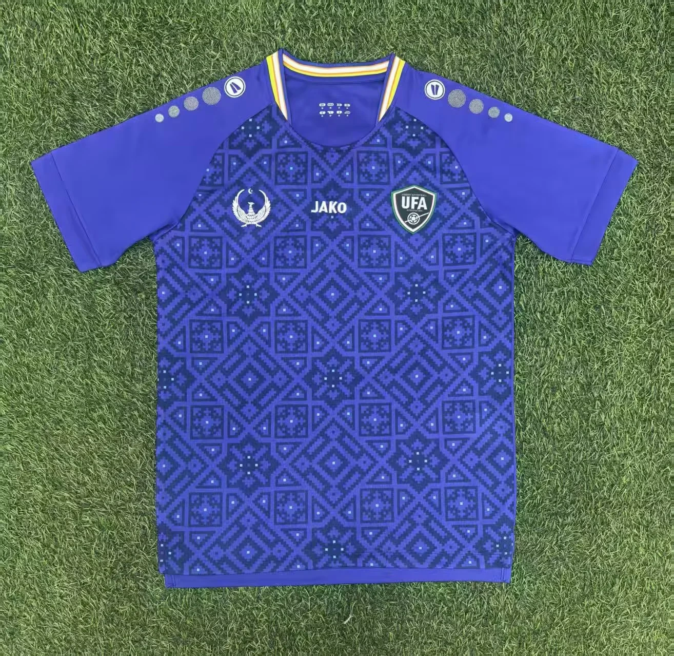 25-26 Uzbekistan Home Jersey | thai version | blue | short-sleeved | 416