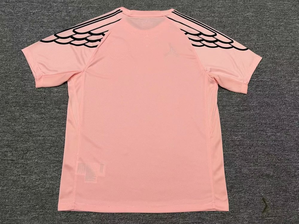 25 26 Paris Saint-Germain's third away Jersey | thai version | white / pink | S-4XL | PSG | short-sleeved | CHAOFAN