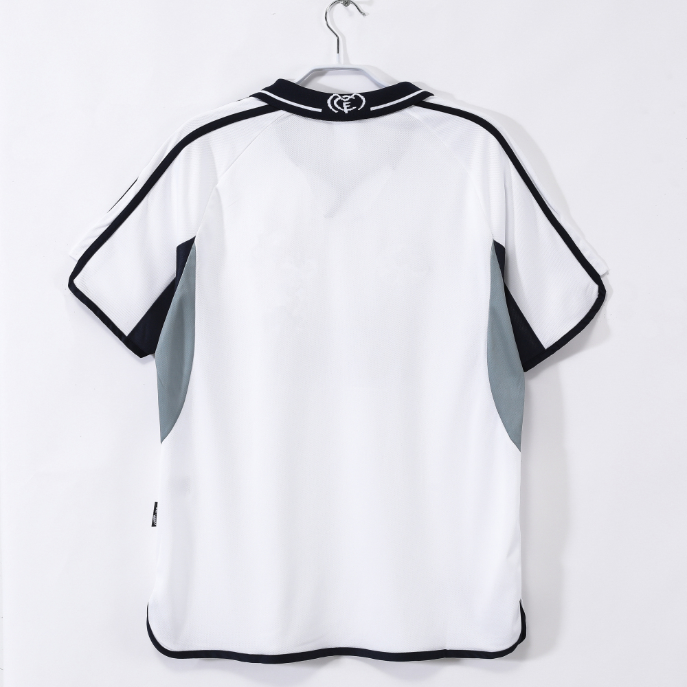 2000 01 Real Madrid Home Jersey | white | short-sleeved | [Retro Edition] | 710