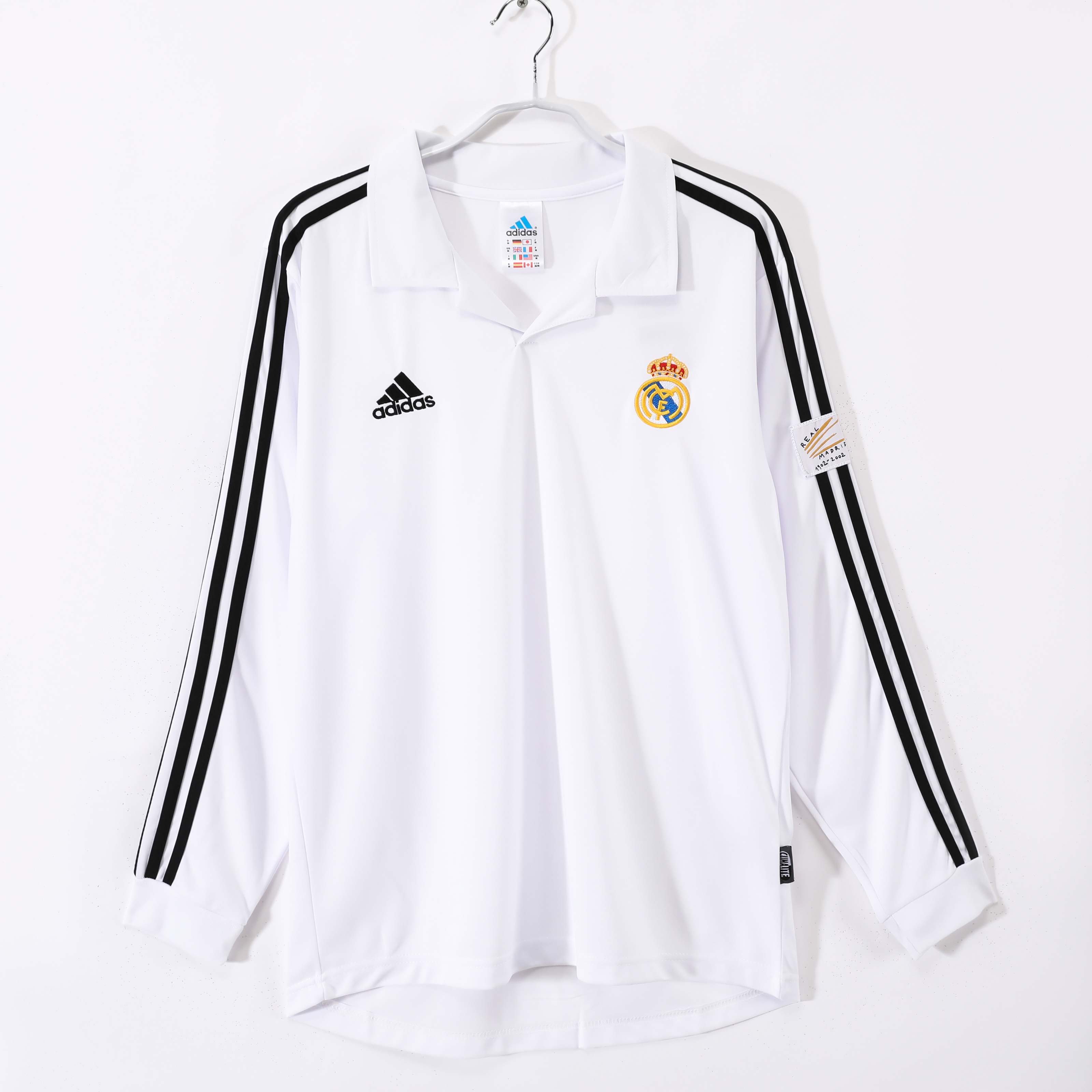 2002 03 Real Madrid Home Jersey | Long-sleeved | [Retro Edition] | 710