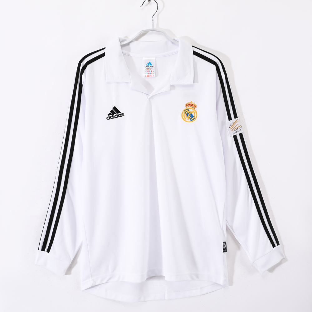 2002 03 Real Madrid Home Jersey | Long-sleeved | [Retro Edition] | 710