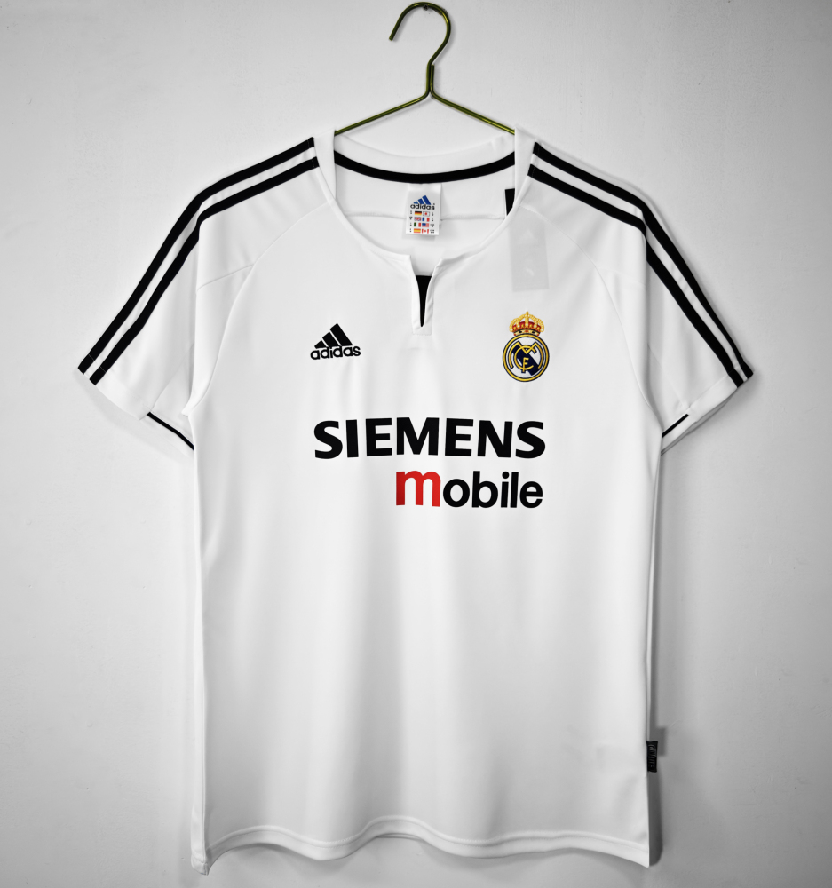 2003 04 Real Madrid Home Jersey | white | short-sleeved | [Retro Edition] | 710