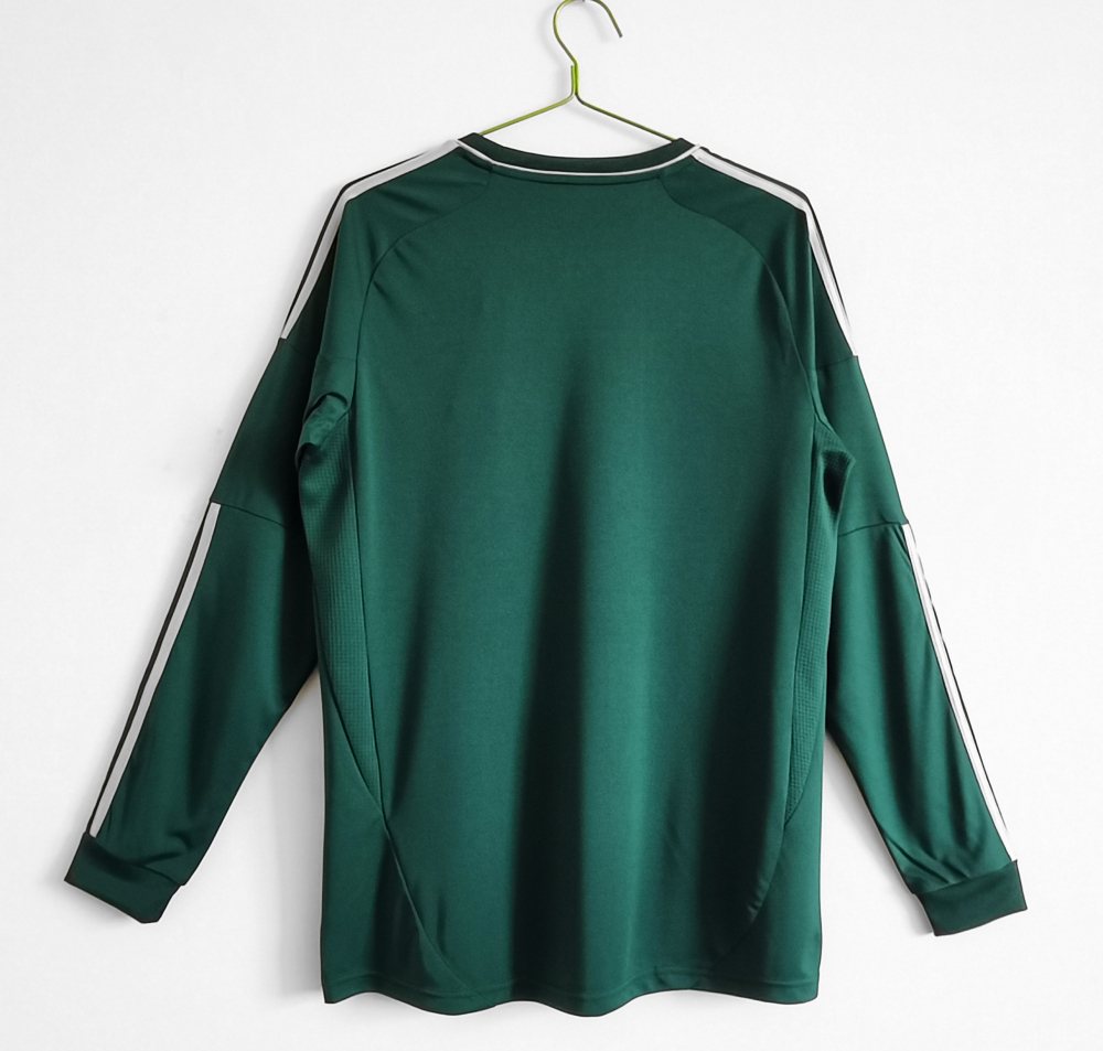 2012 13 Real Madrid Third / Home Jersey | green / white | Long-sleeved | [Retro Edition] | 710