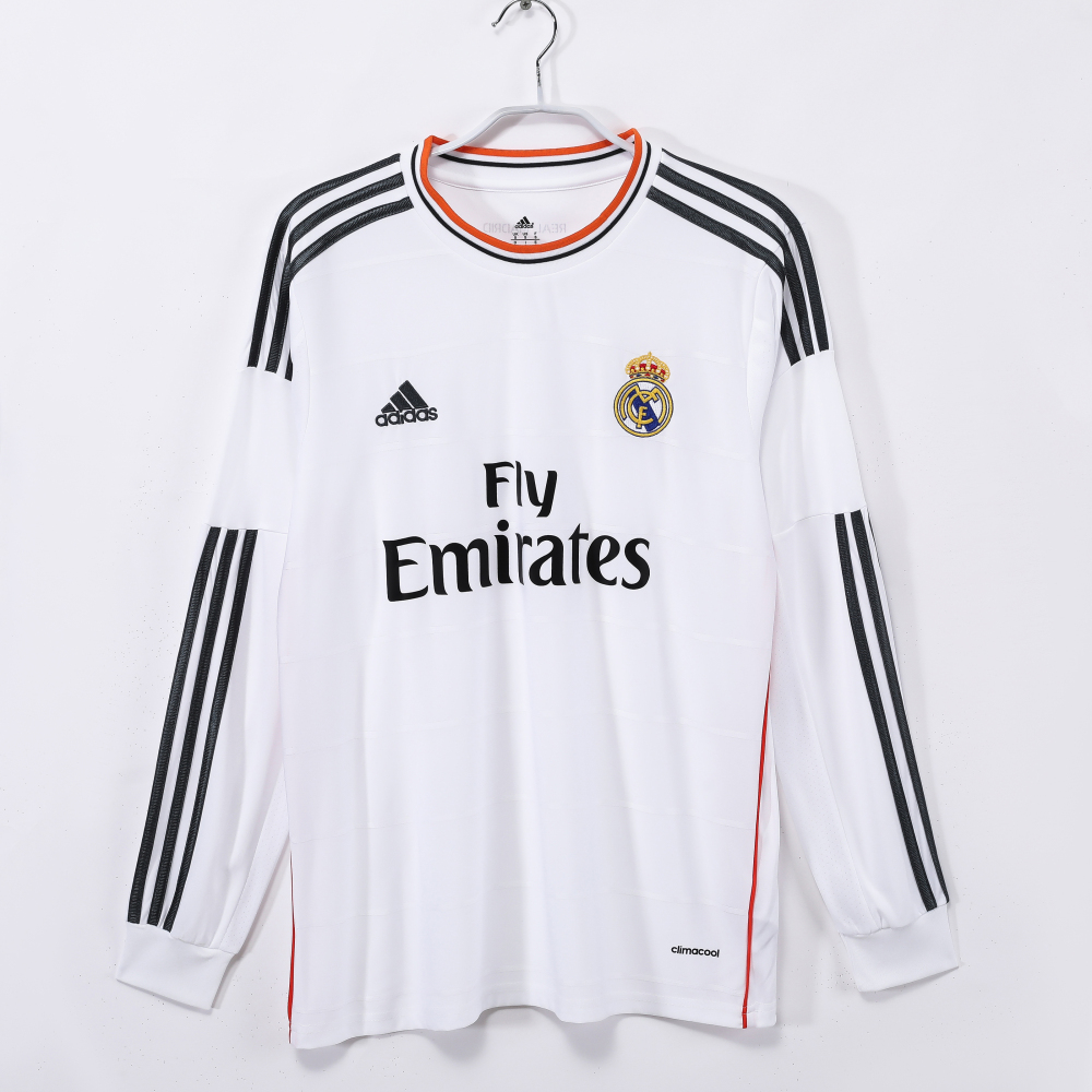 2013 14 Real Madrid Home Jersey | Long-sleeved | [Retro Edition] | 710
