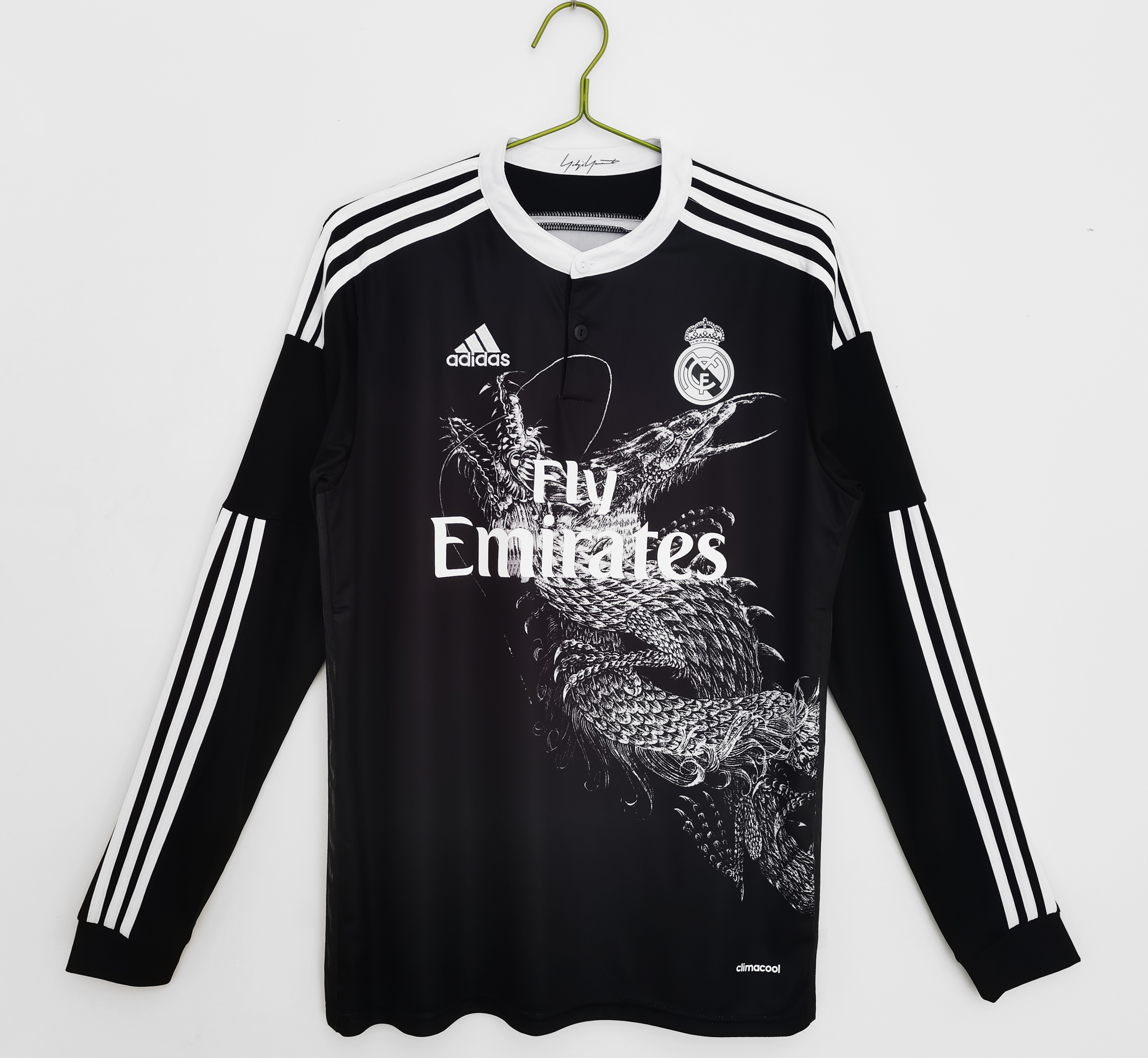 2014 15 Real Madrid Third Jersey | black | Long-sleeved | [Retro Edition] | 710