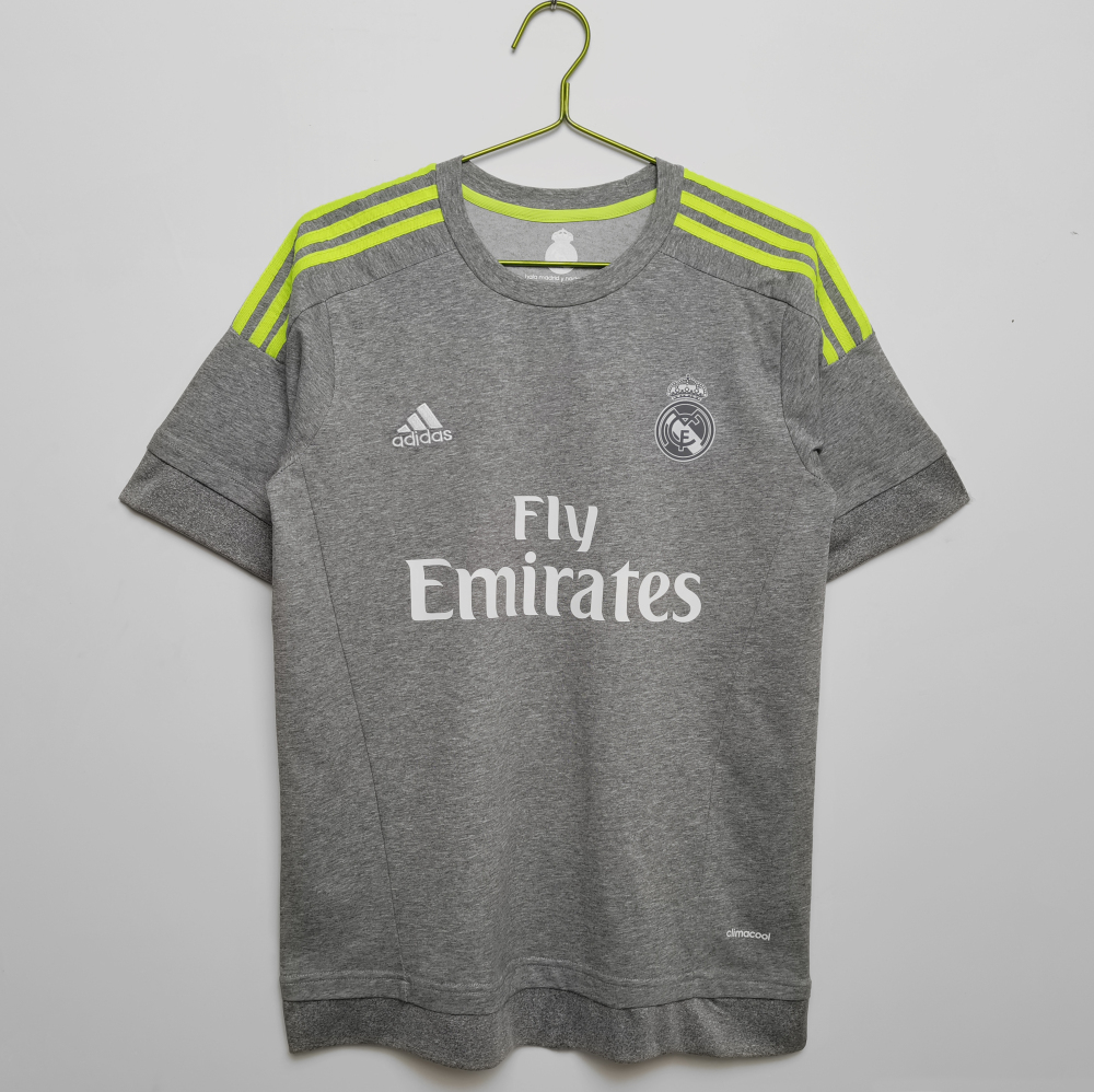 2015 16 Real Madrid Away Jersey | grey | short-sleeved | [Retro Edition] | 710