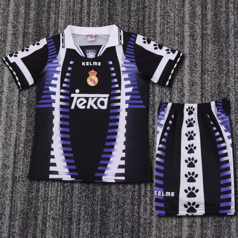 Kids 1997-98 Real Madrid Third Jersey | short-sleeved | retro version