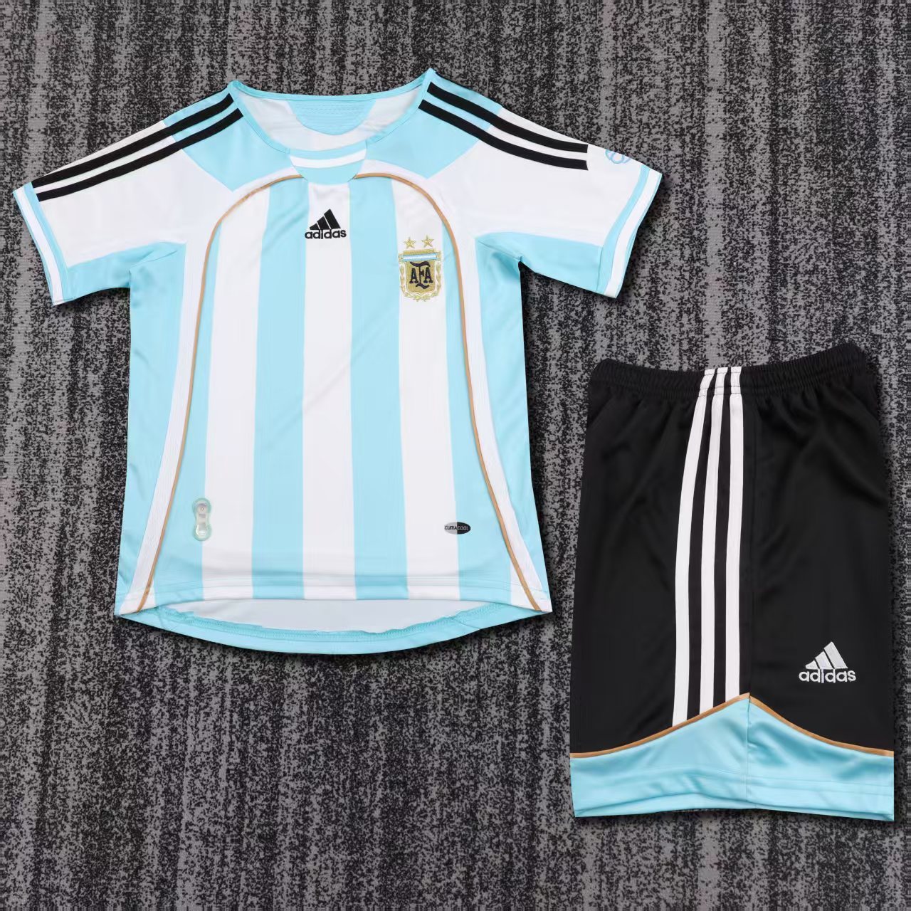 Kids 2006-07 Argentina Home Jersey | short-sleeved | retro version