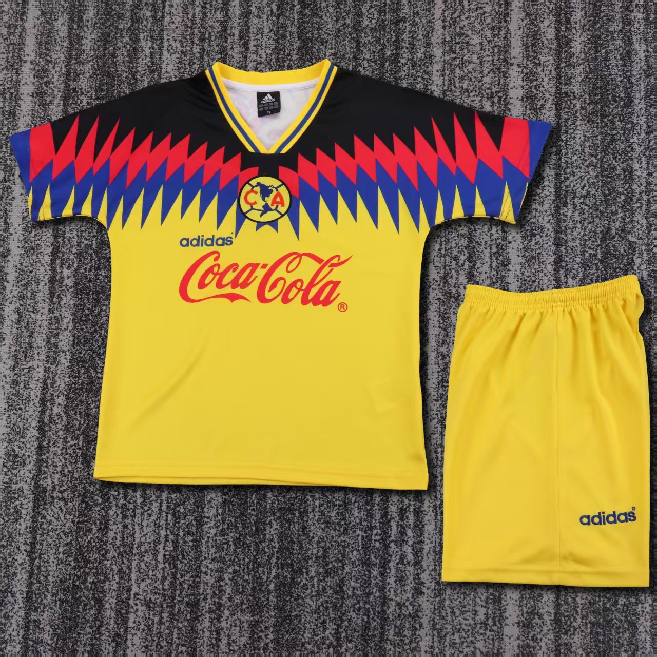 Kids 95 Club América Soccer Home Jersey | La Chona | The Eagles | short-sleeved | retro version