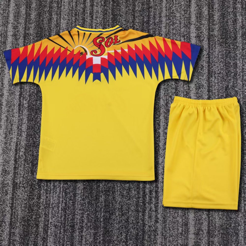 Kids 95 Club América Soccer Home Jersey | La Chona | The Eagles | short-sleeved | retro version