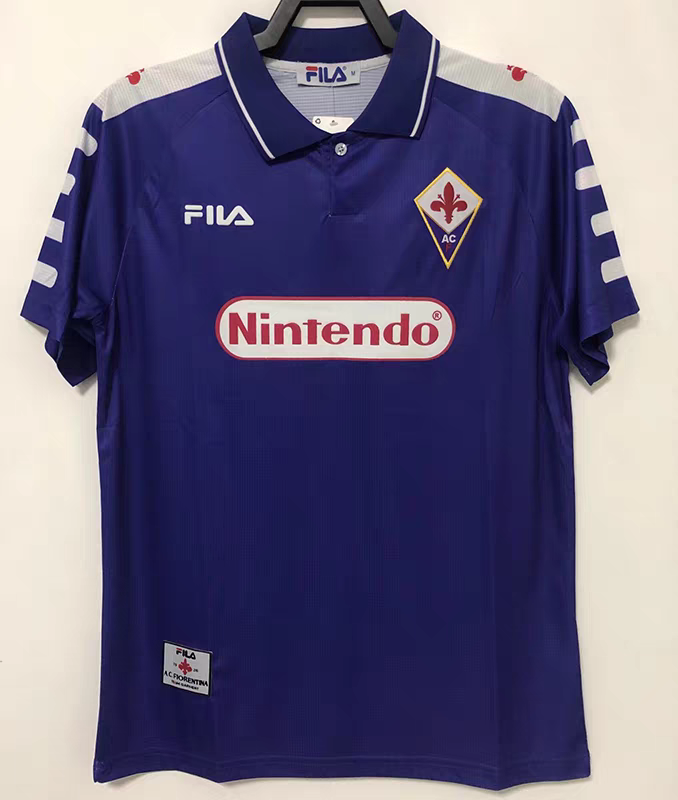 98-99 ACF Fiorentina Home Jersey  | short-sleeved | Florence | [Retro Edition]