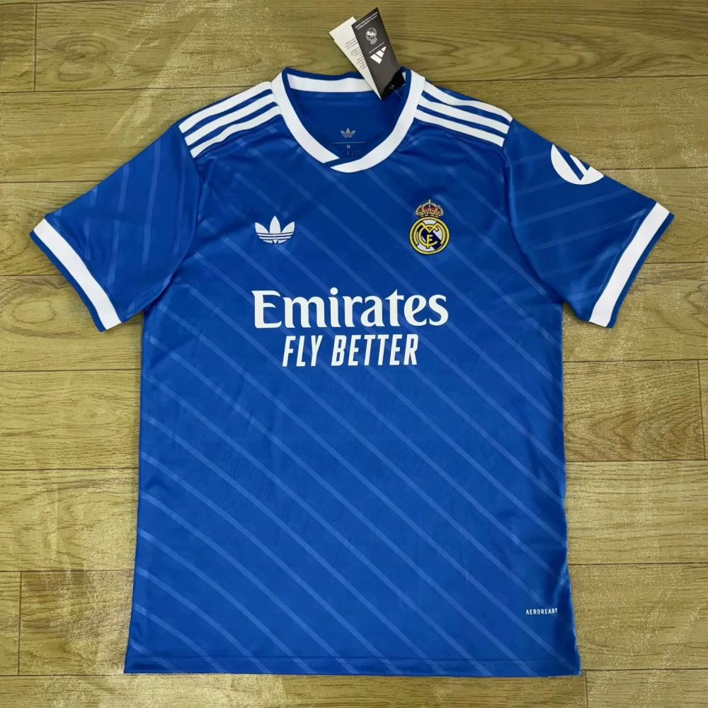 25-26 Real Madrid Third Jersey | thai version | blue | S-4XL | short-sleeved | C269