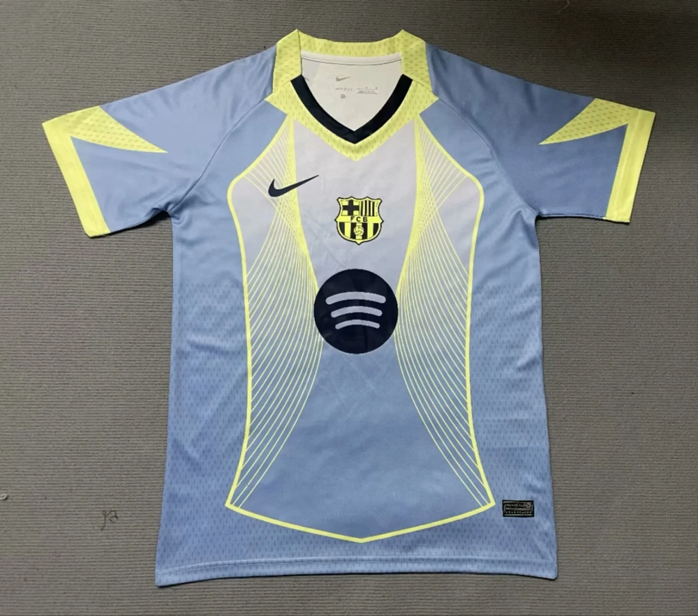 25-26 Barcelona Jersey | Special Edition | thai version | Grey / Grass Green / Orange-red | S-2XL | short-sleeved | C269