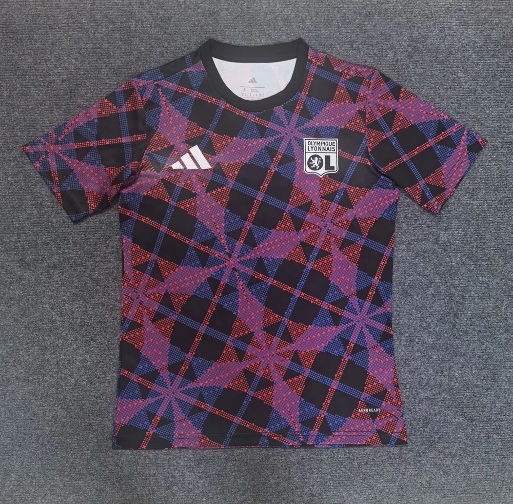 25-26 Olympique Lyonnais Pre-match Jersey | thai version | S-2XL | short-sleeved | C269