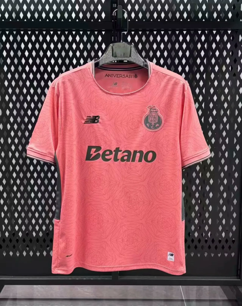 25-26 Porto Away Jersey | thai version | pink | S-4XL | short-sleeved | C269