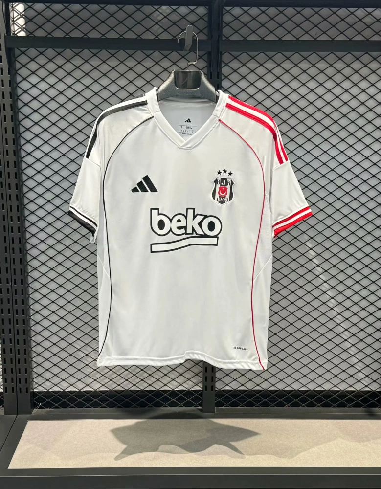 25-26 Besiktas JK Away Jersey | Special Edition | thai version | Grey / Grass Green / Orange-red | S-2XL | short-sleeved | Besix | C269