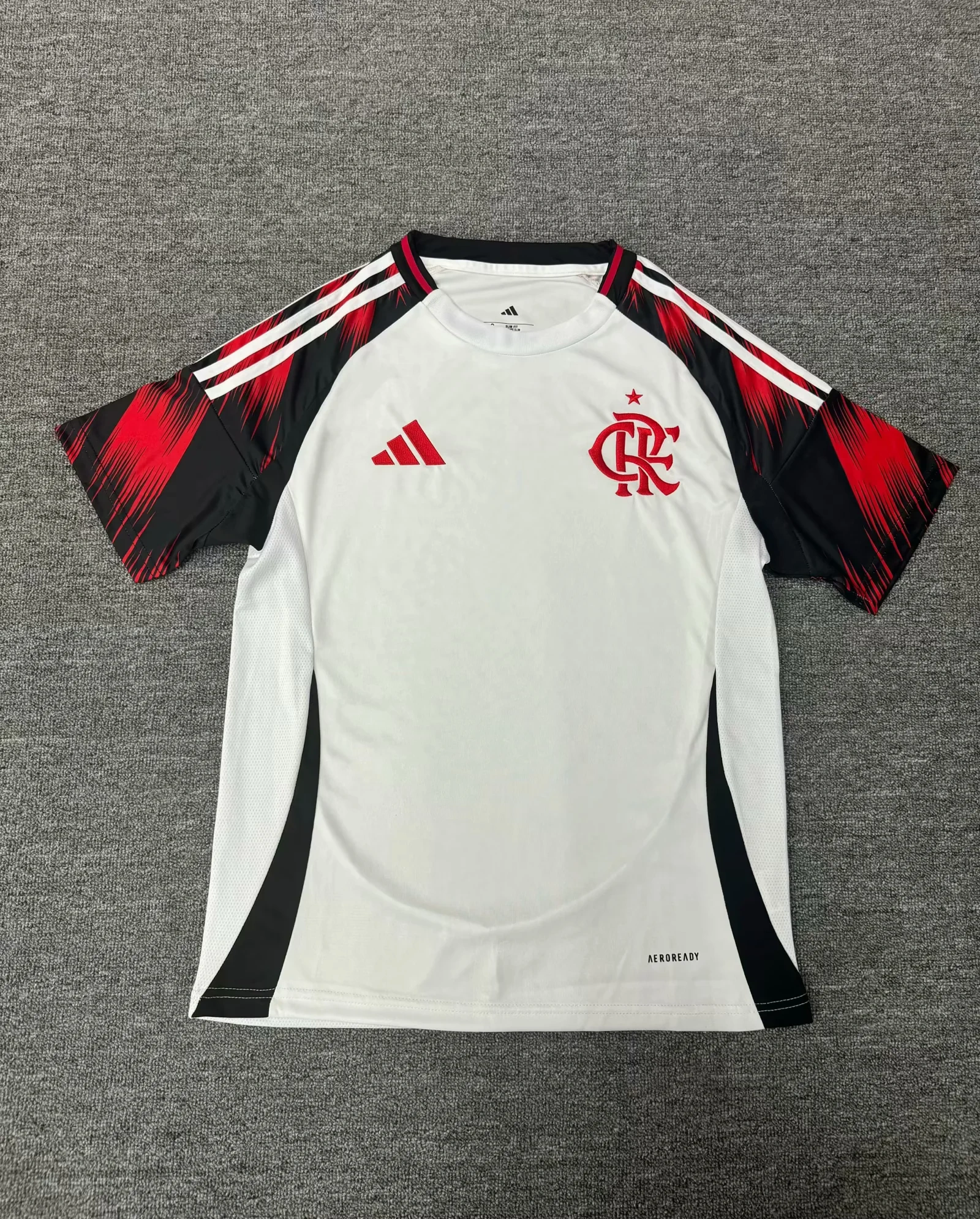 25-26 CR Flamengo Away Jersey | thai version | white | S-4XL | short-sleeved | C269