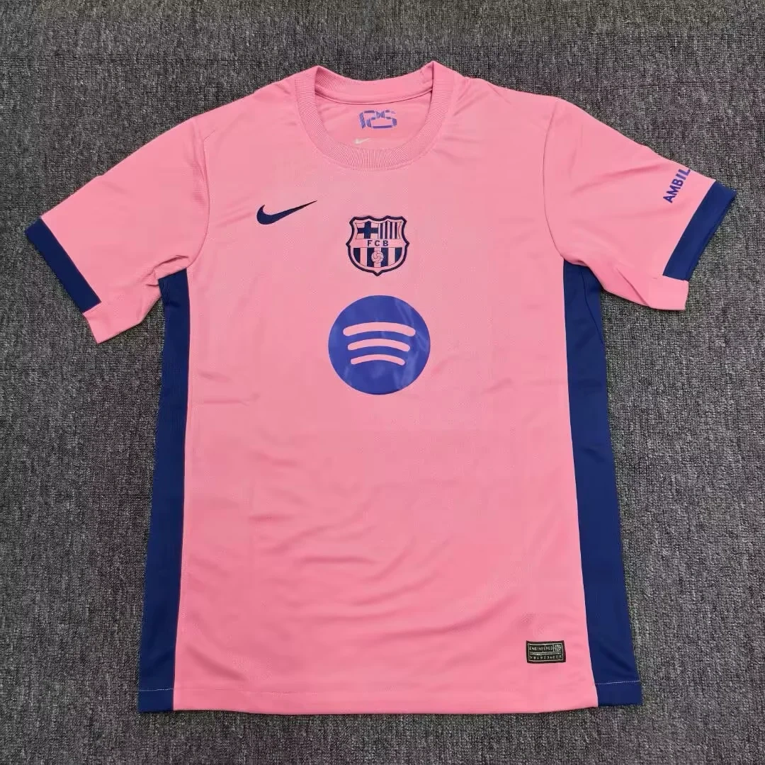 25-26 Barcelona Third Jersey | thai version | Pink | S-2XL | short-sleeved | C269
