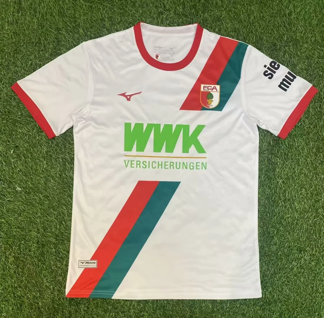 25-26 Augsburg Home Jersey | thai version | short-sleeved | 416