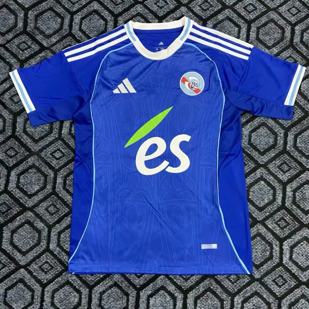 25-26 Strasbourg Home Jersey | thai version | blue | S-2XL | short-sleeved | C269