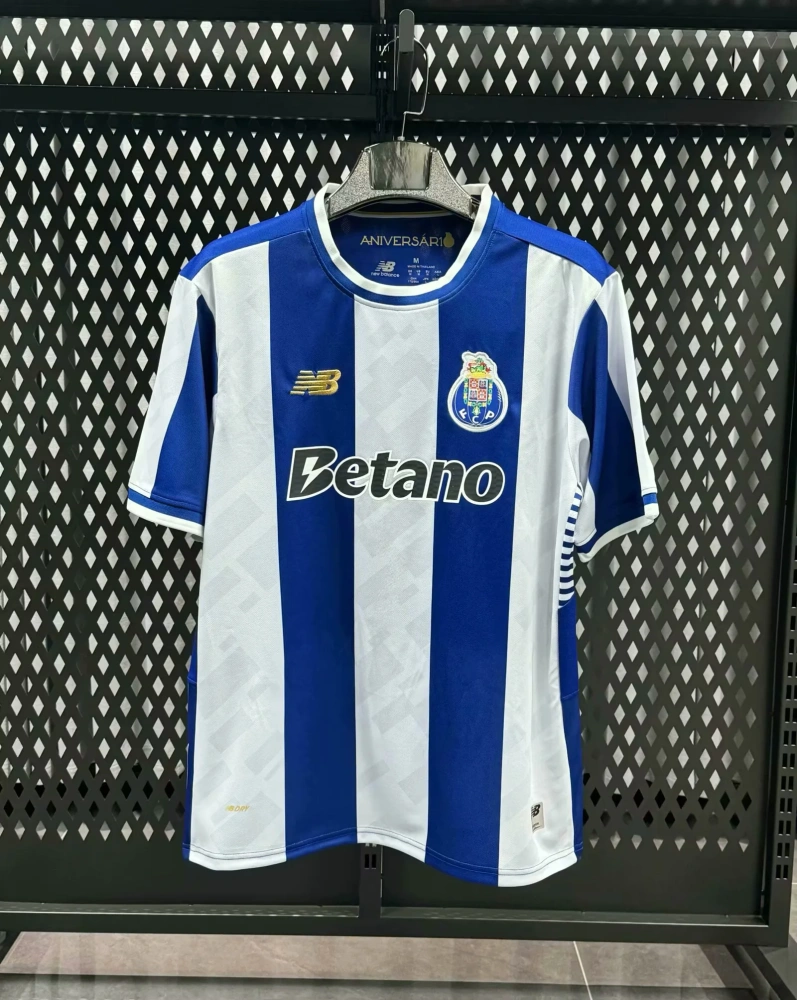 25-26 Porto Home Jersey | thai version | blue and white | S-4XL | short-sleeved | C269