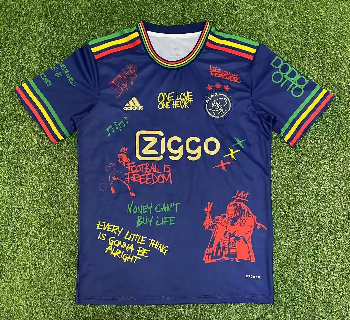 25-26 Ajax Jersey | thai version | Doodle Edition | short-sleeved | 416