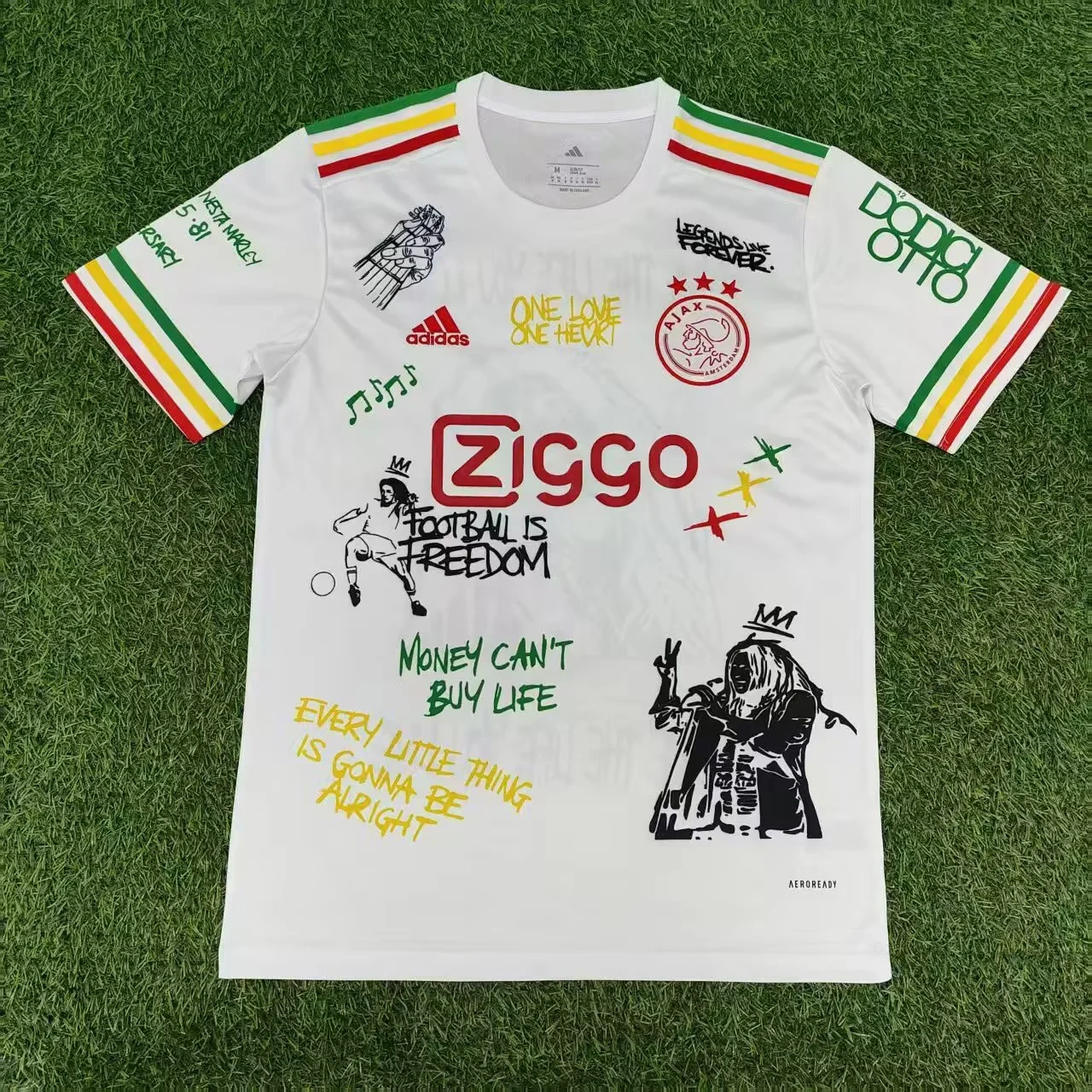 25-26 Ajax Jersey | thai version | Doodle Edition | short-sleeved | 416
