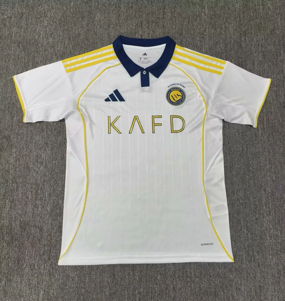 25-26 Al-Nassr FC Third Jersey | thai version | white | S-2XL | short-sleeved | C269
