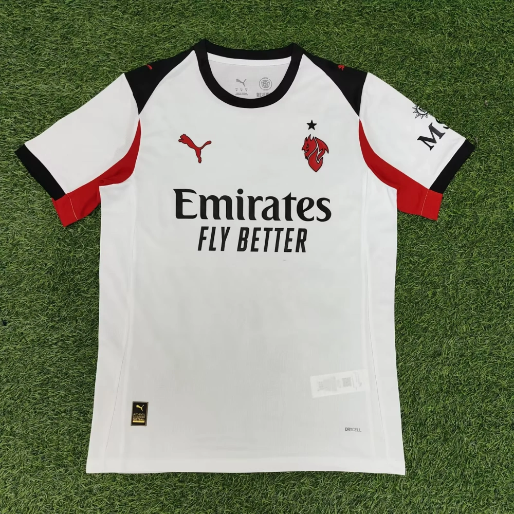 25-26 A.C. Milan Fourth Jersey | thai version | white | short-sleeved | 416