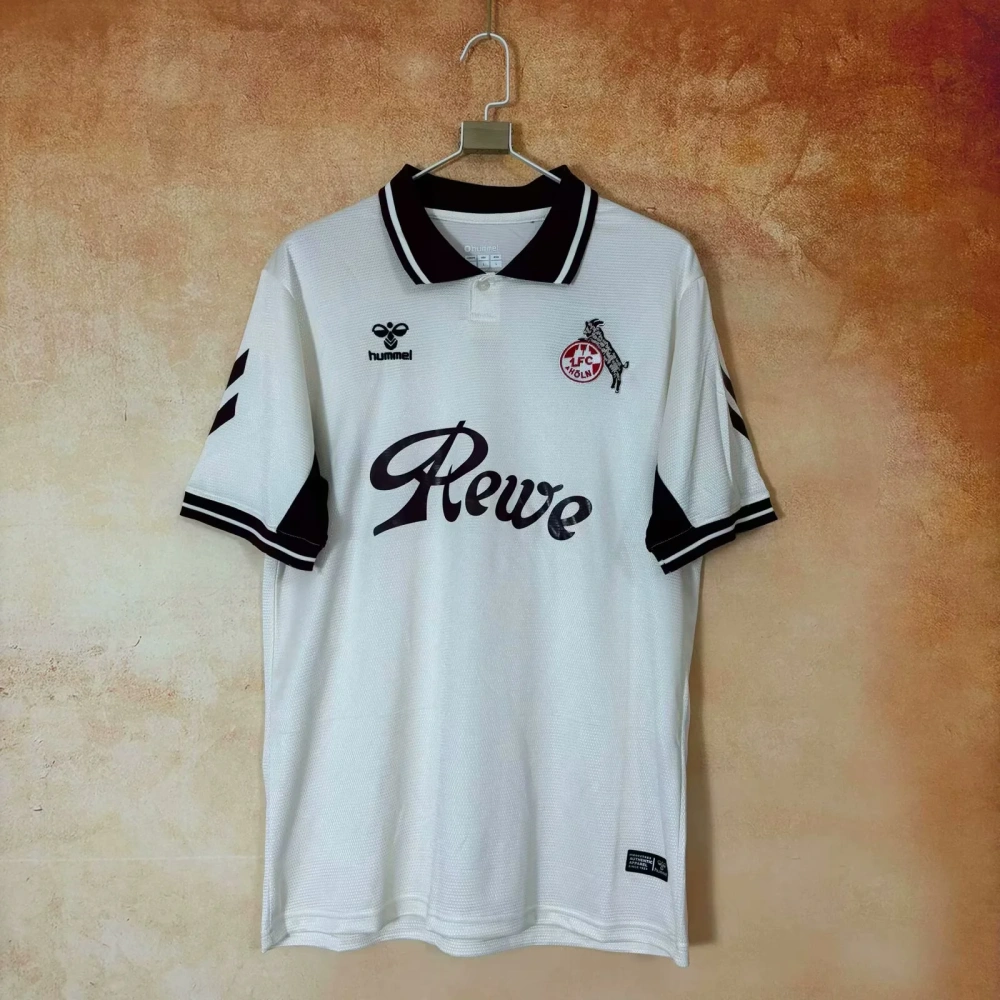 25-26 Cologne White Jersey | thai version | S-2XL | short-sleeved | C269