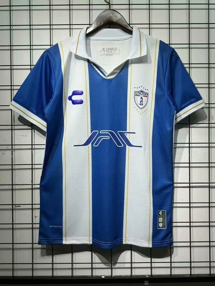 25-26 Pachuca Home Jersey | thai version | blue and white | S-4XL | short-sleeved | C269