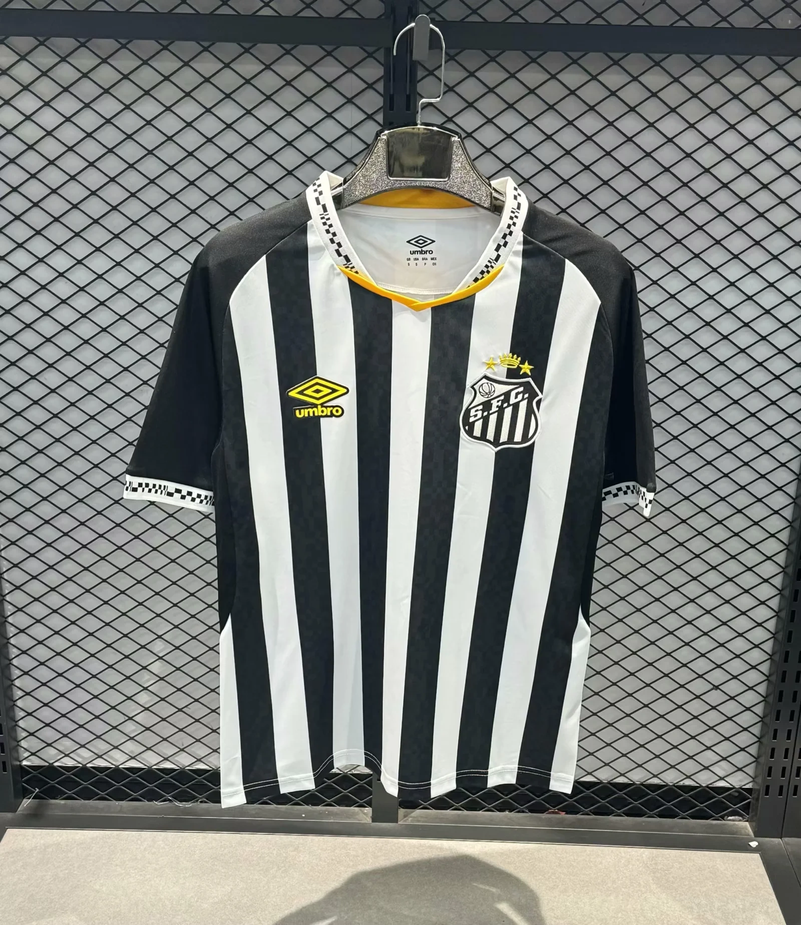 25-26 Santos Away Jersey | thai version | black | S-4XL | short-sleeved | C269