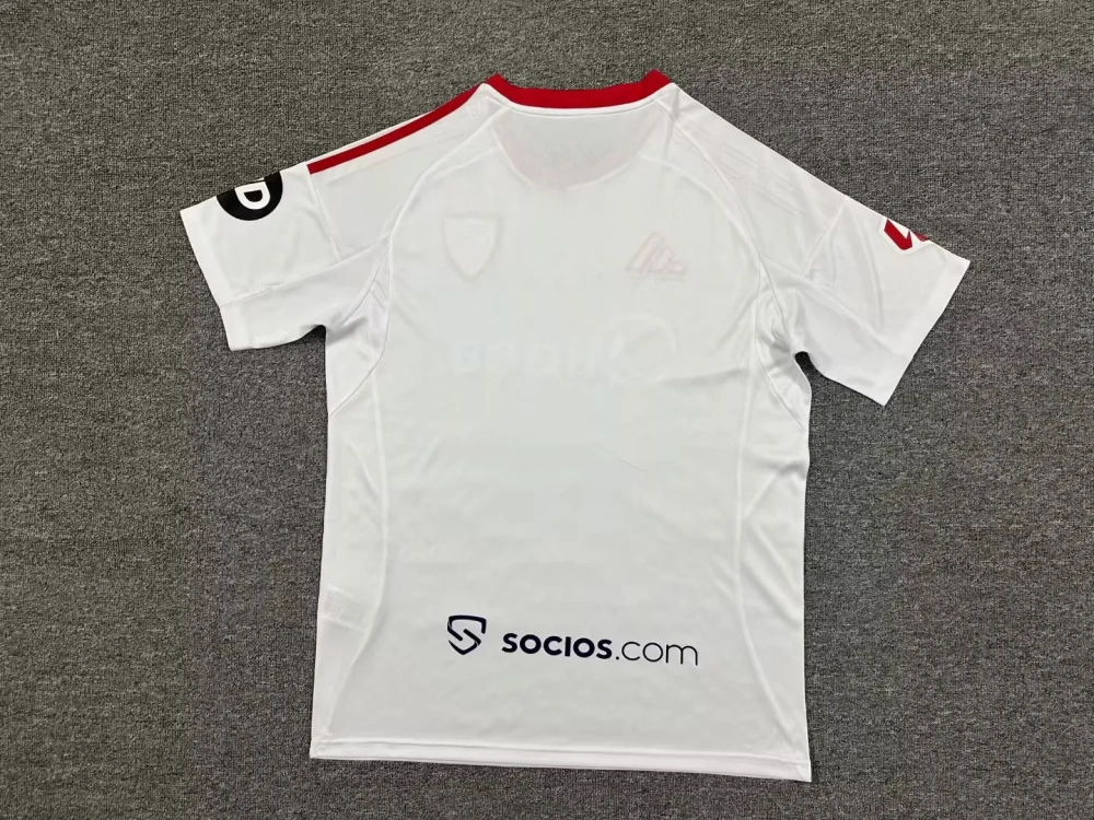 25-26 Sevilla Jersey | thai version | red | white | S-4XL | short-sleeved | C1040