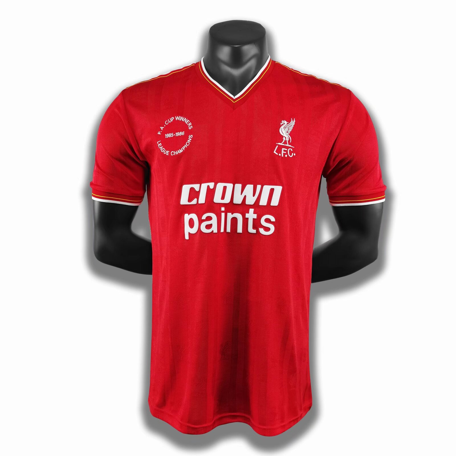 Adult 1985 86 Liverpool Home and Away Soccer Jersey | short-sleeved | [Retro Edition]