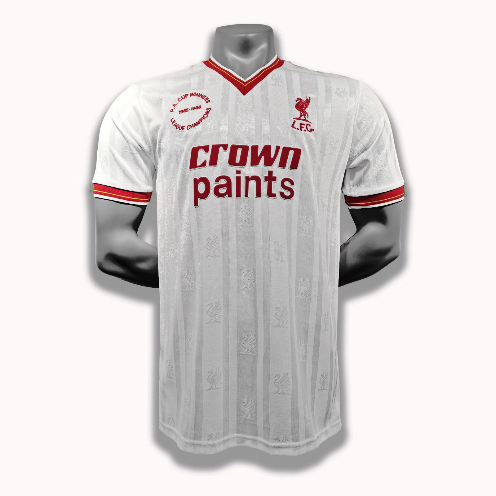 Adult 1985 86 Liverpool Home and Away Soccer Jersey | short-sleeved | [Retro Edition]