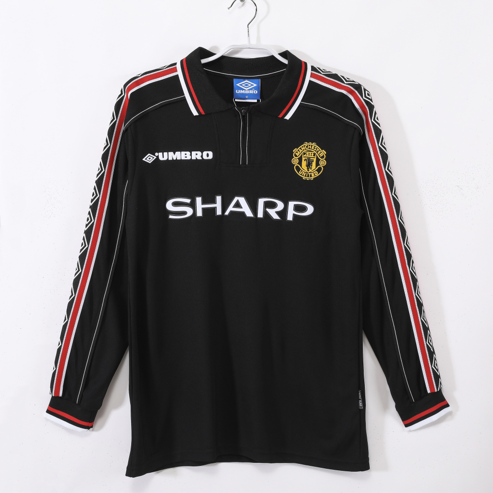 1998 99 Manchester United Home Jersey | Long-sleeved | [Retro Edition] | 710