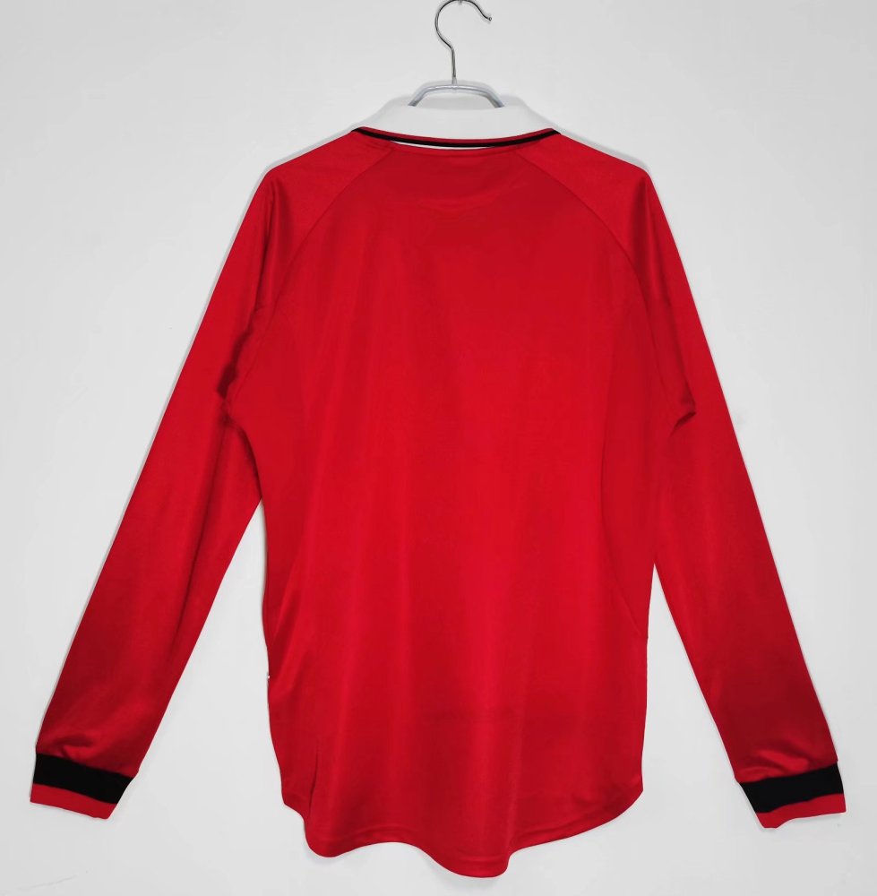 1999 00 Manchester United Home Jersey | Long-sleeved | [Retro Edition] | 710