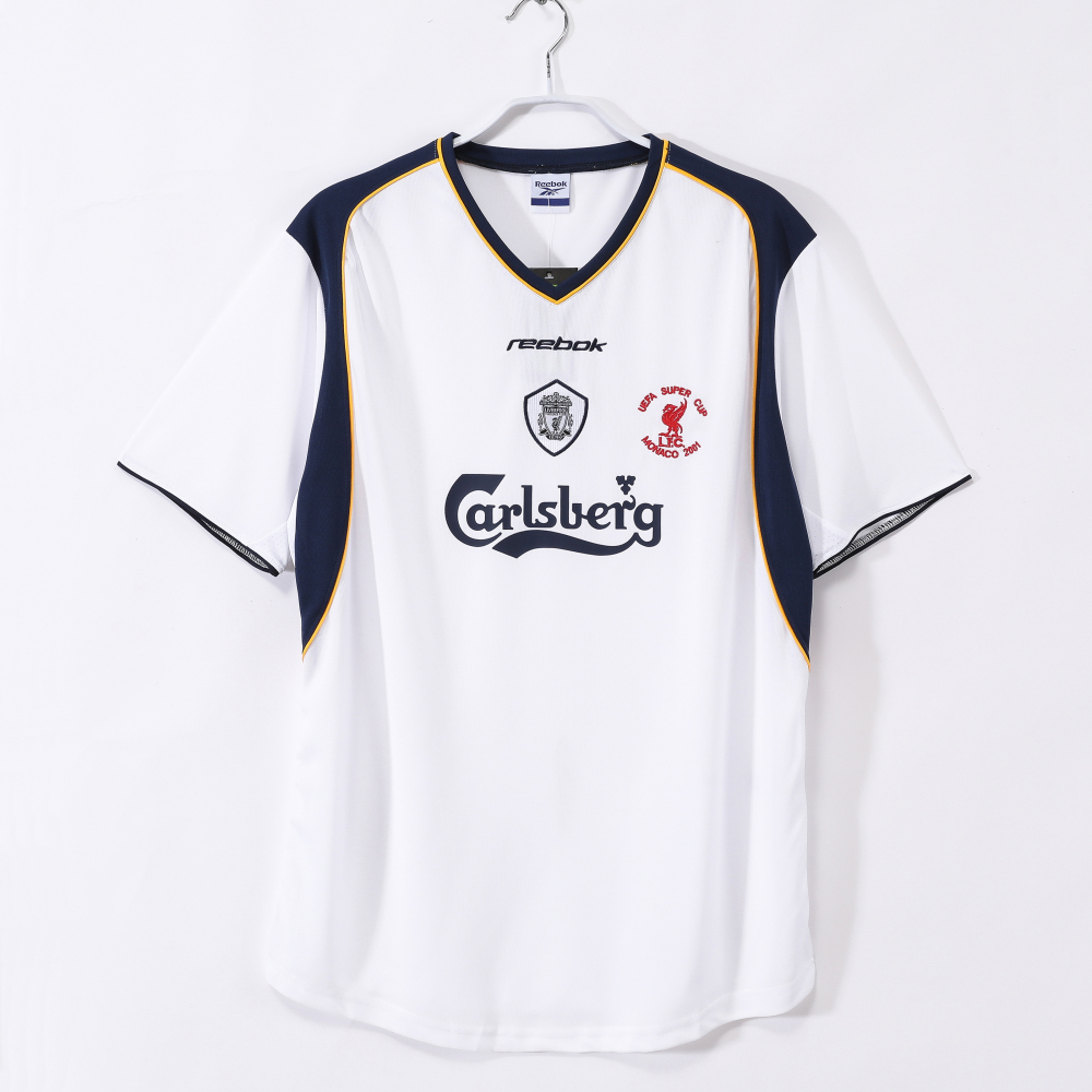 Adult 2001 02 Liverpool Away Soccer Jersey | short-sleeved | [Retro Edition]