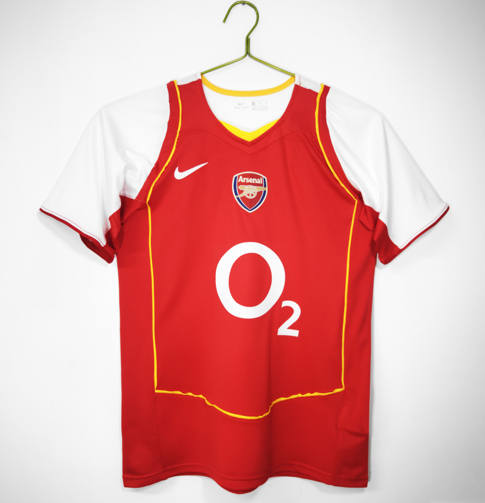 2004 05 Arsenal Home and Away Jersey | short-sleeved | [Retro Edition] | 710