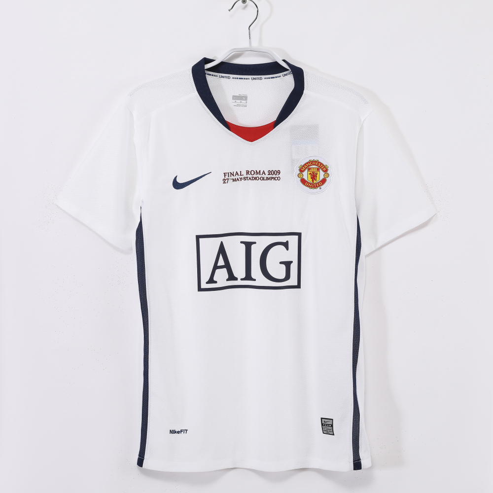 2008 09 Manchester United Away Jersey Champion Edition | short-sleeved | [Retro Edition] | 710