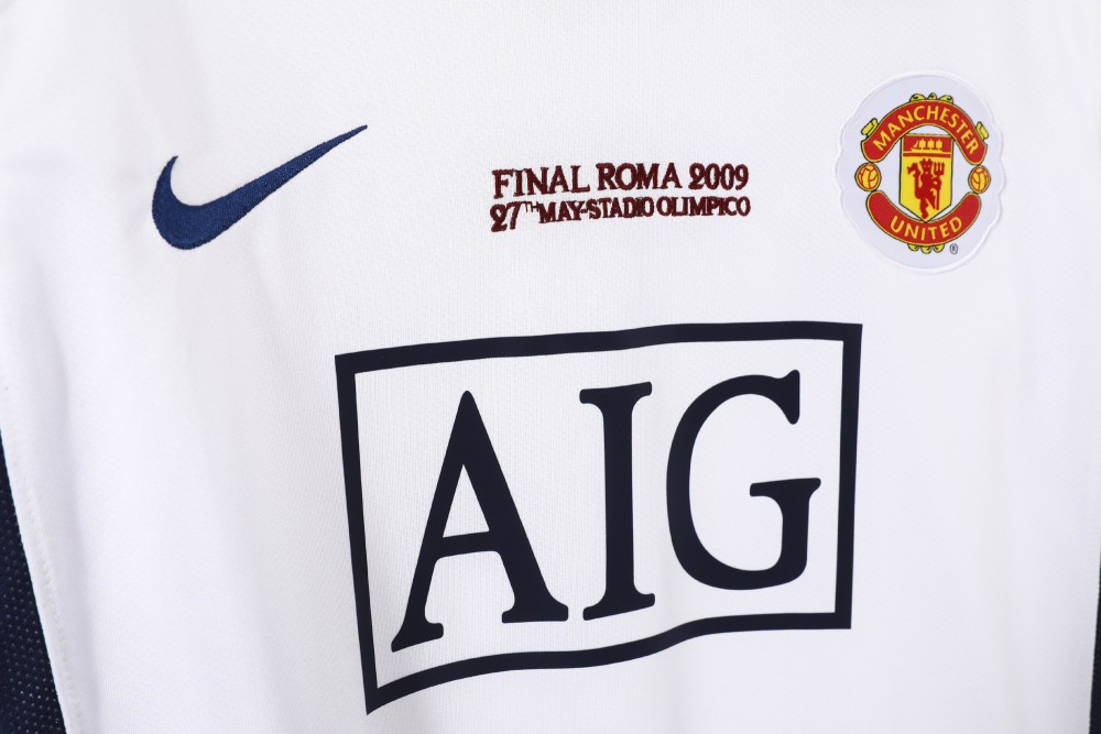2008 09 Manchester United Away Jersey Champions League Edition | Long-sleeved | [Retro Edition] | 710