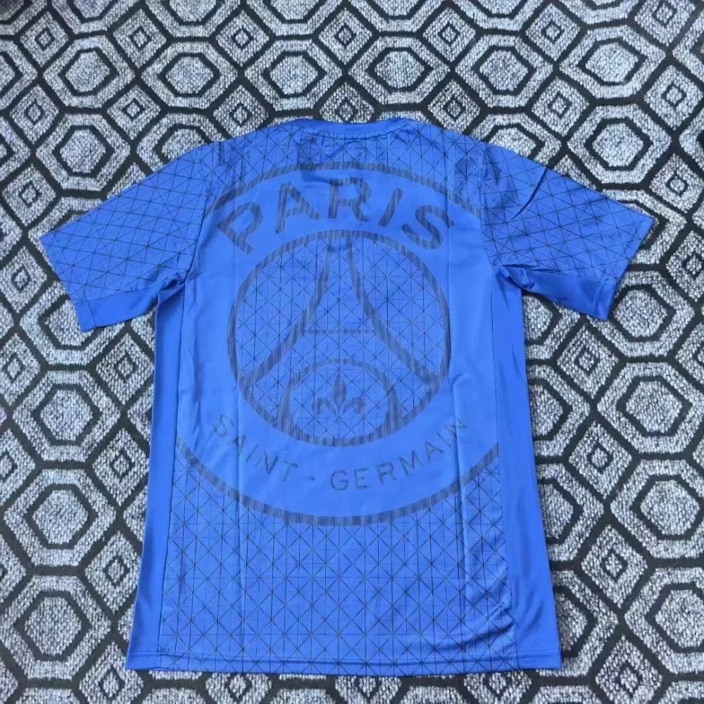 25 26 Paris pre-match Jersey | thai version | Blue | S-2XL | PSG | short-sleeved