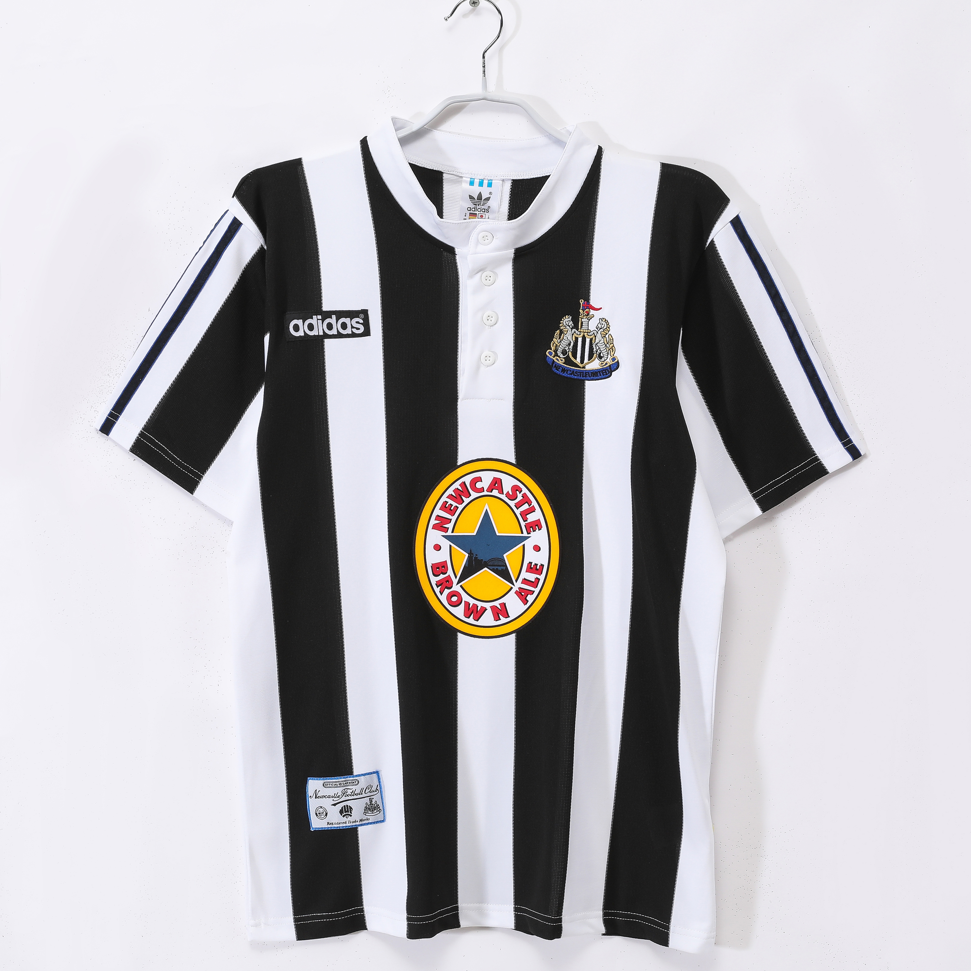 1995 97 Newcastle Home Jersey | short-sleeved | [Retro Edition] | 710