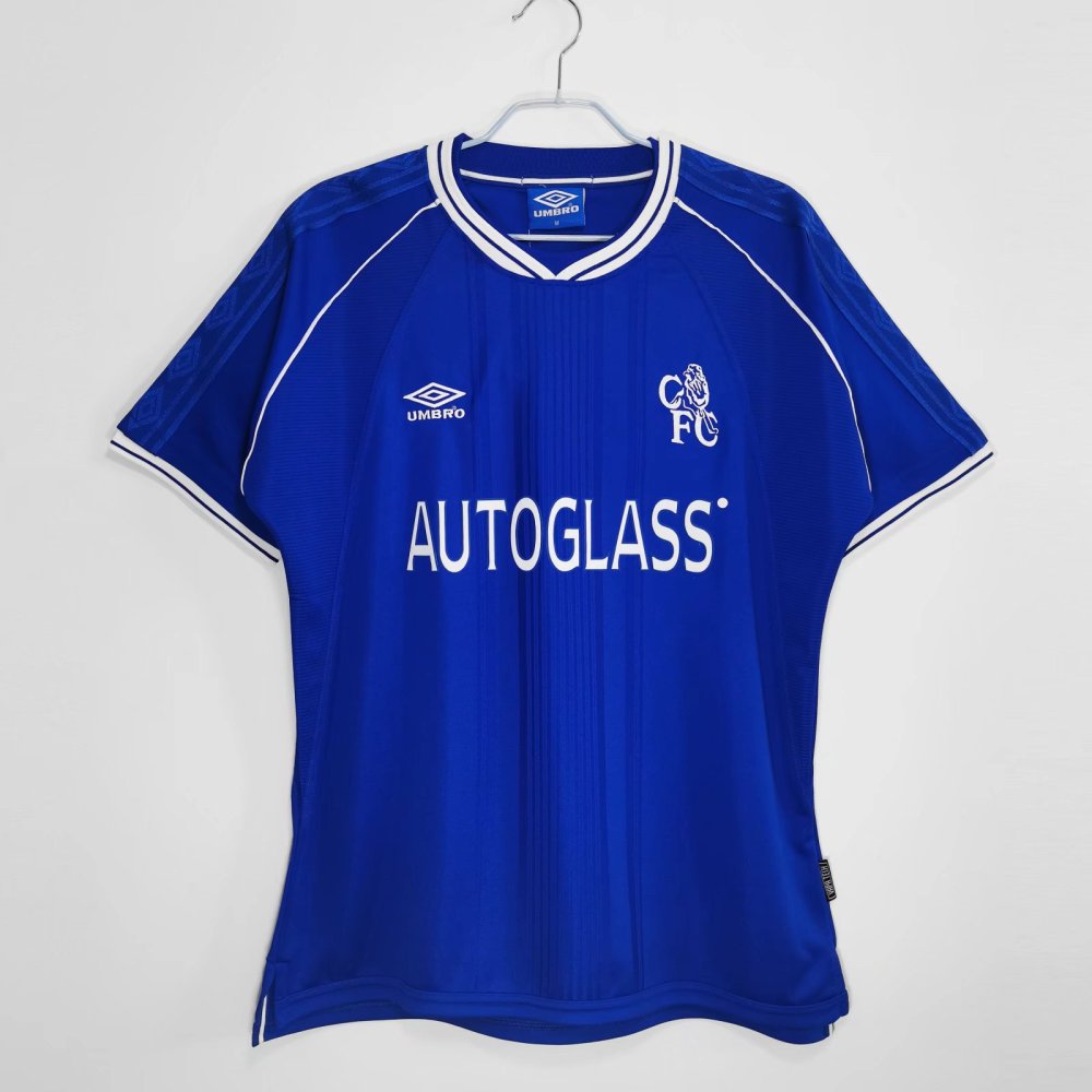 1999 01 Chelsea Home Jersey | short-sleeved | [Retro Edition] | 710