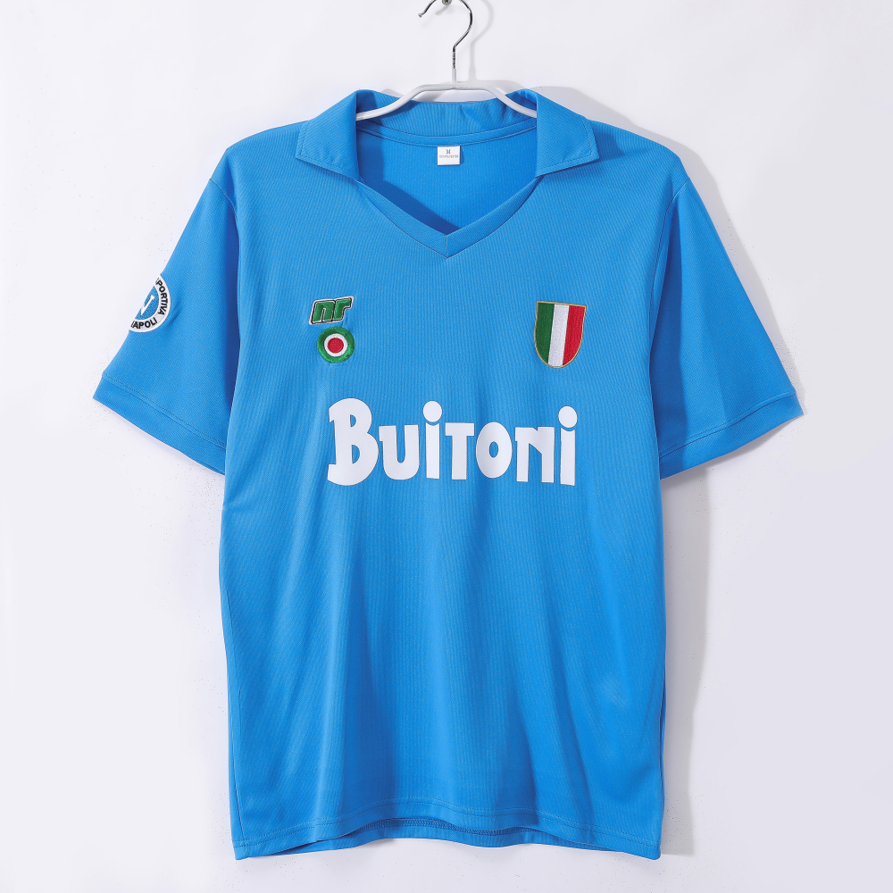1987 88 Napoli Home Jersey | short-sleeved | [Retro Edition] | 710