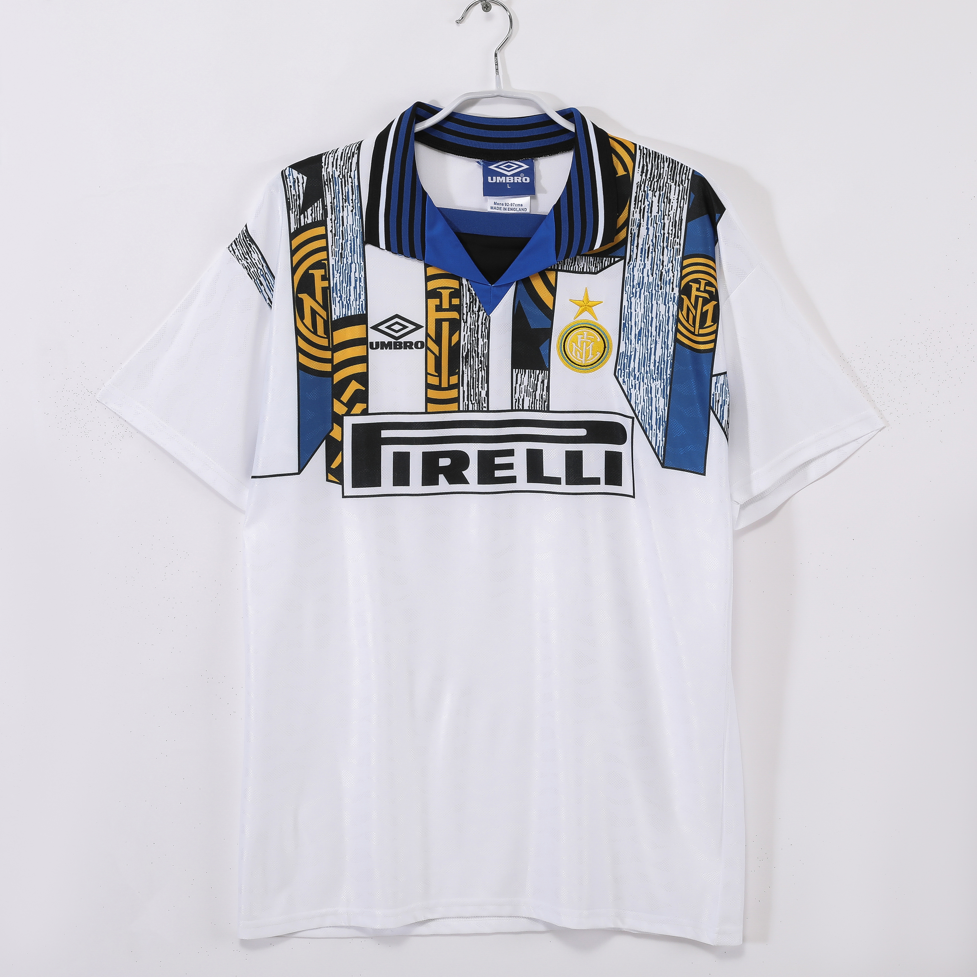 1995 96 Inter Milan Away Jersey | short-sleeved | [Retro Edition] | 710